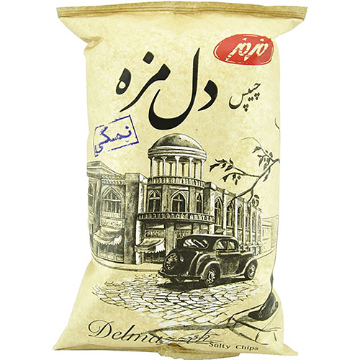 چیپس دل مزه نمکی 90 گرم 